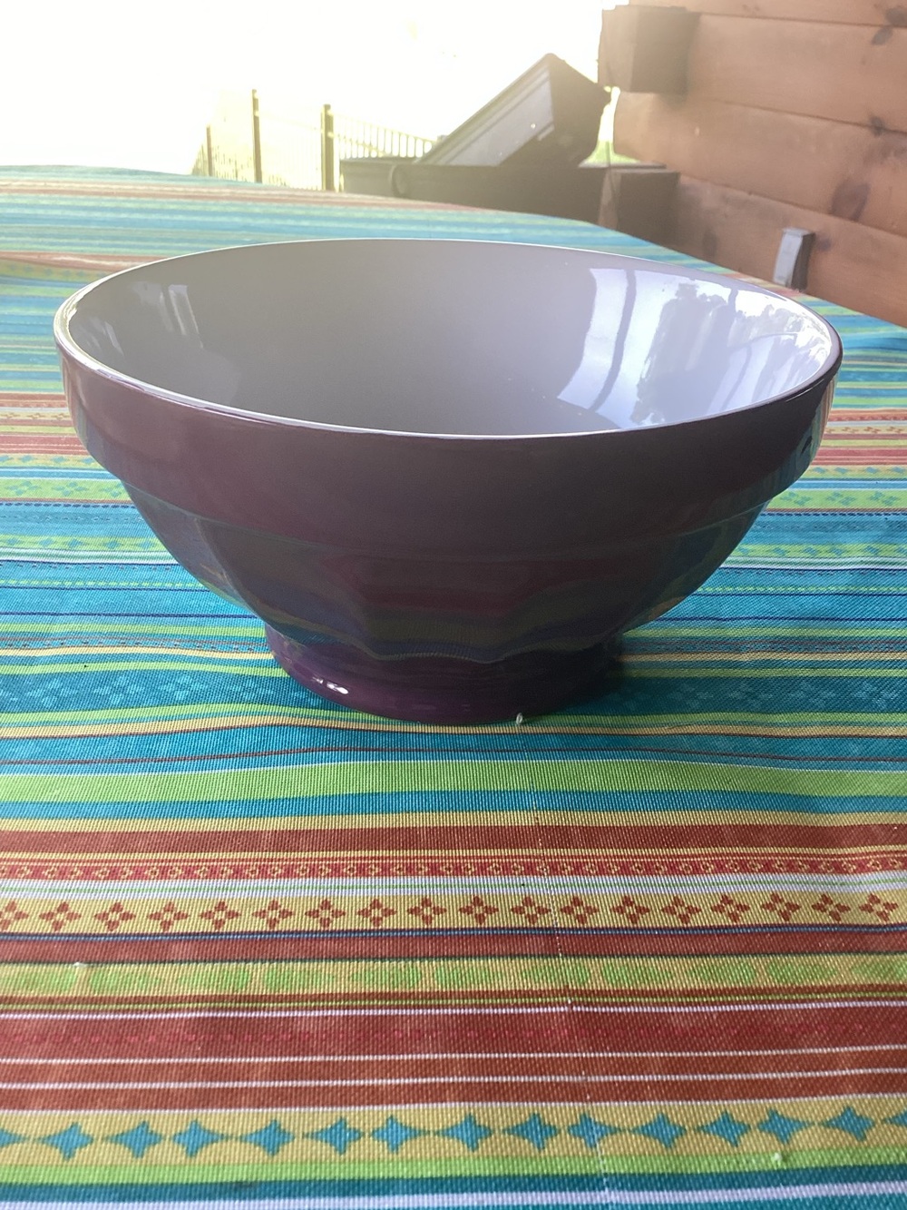 Buoni Sapori Mixing/Serving Bowl- Eggplant Purple